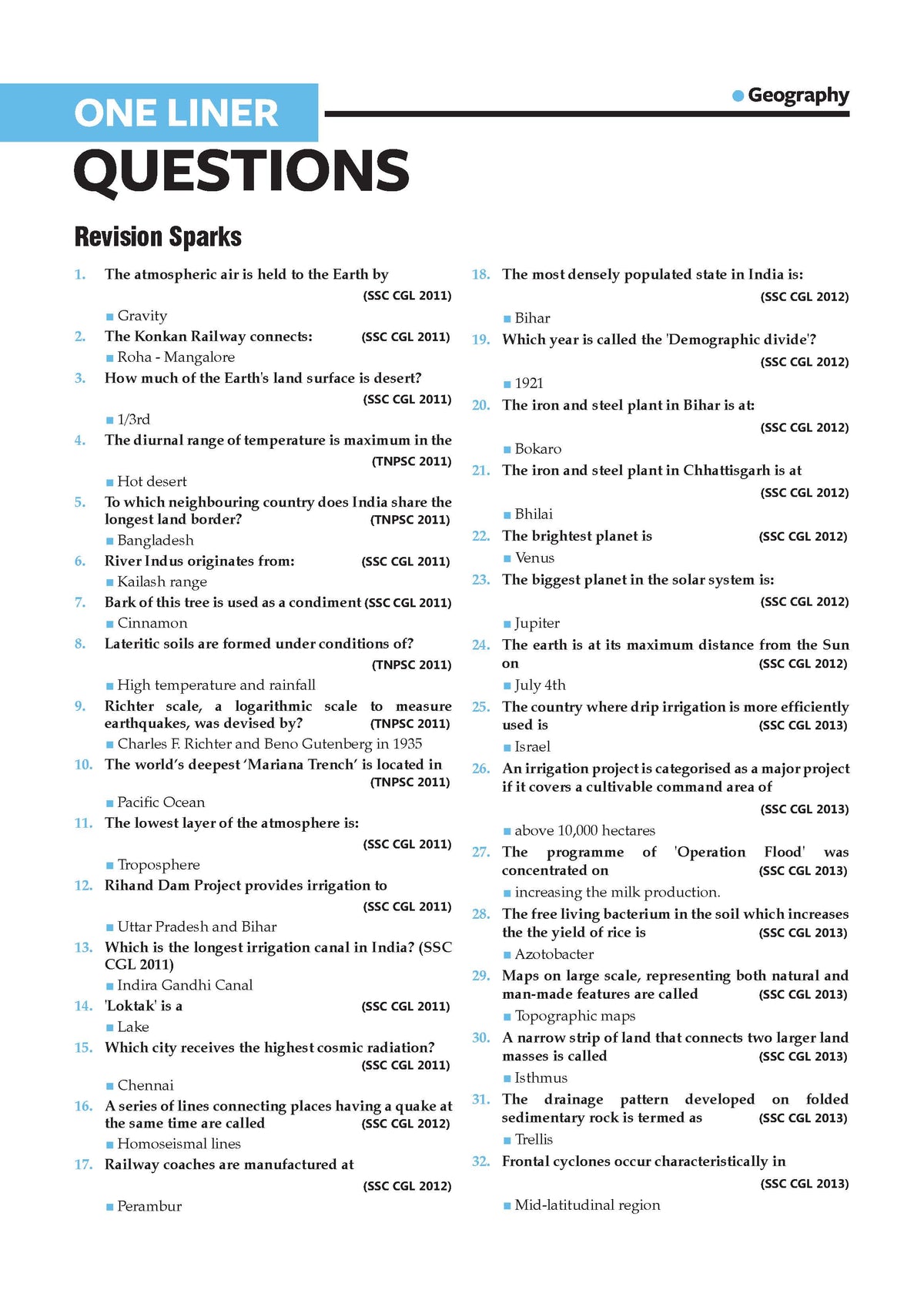 NCERT One For All Book for UPSC & State PSCs | Geography Classes 6-12 (Old & New NCERT Edition) Latest Edition