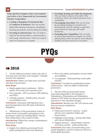 Governance Simplified for UPSC GS Paper II 2026 : PYQ-Based, Syllabus-Aligned Guide with 2nd ARC & NITI Aayog, Diagrams, Models, Case Studies and Answer Writing by Shubhra Ranjan