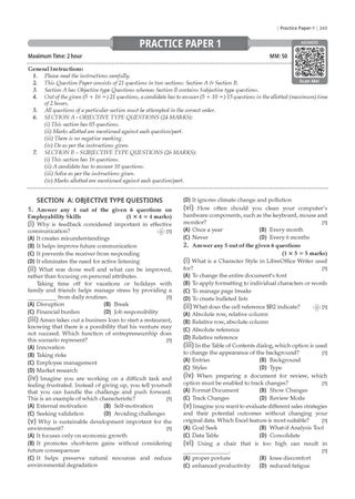 CBSE Class 10 Information Technology Question Bank | Chapter & Topic-wise Solved Papers (2017-2026) | Based on Latest Syllabus (April 2026) | Includes 2026 Papers | For 2027 Exam