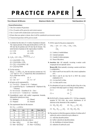 NTA CUET (UG) Chapter-wise Question Bank Chemistry For 2026 Exam (as per latest 27 Dec., notification) | PYQs & 500+ NCERT aligned MCQs |With Oswaal AI