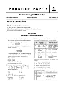 NTA CUET (UG) Chapterwise Question Bank Mathematics/Applied Math (For 2025 Exam)