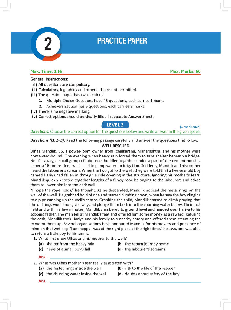 One for All Olympiads Workbook Class 5 English For 2025 Exam