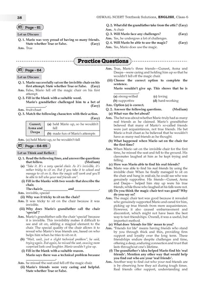 NCERT Textbook Solutions English Class 6 | For CBSE 2026-27 Exam | Based on Latest NCERT Poorvi | With Complete Solutions & Subjective Questions for Practice