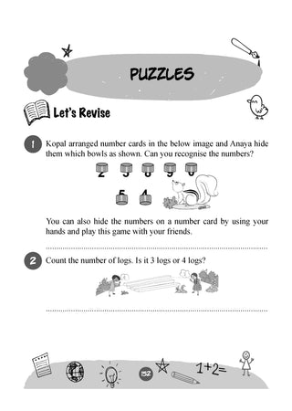 NCERT Mathematics Joyful Textbook and Workbook For Class 1 | Updated NCERT Pattern | Includes Mind Maps & Revision notes | Teachers Manual (Set of 2 books)