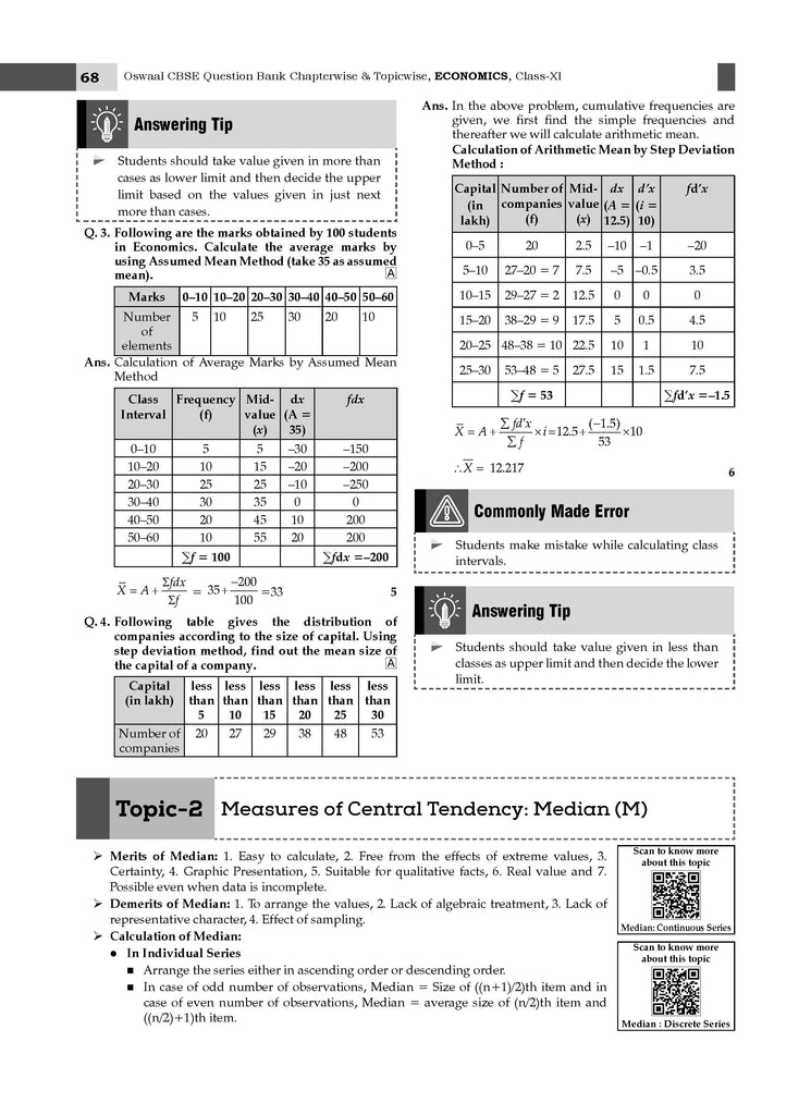 CBSE Question Bank Class 11 Economics For 2026 Exam