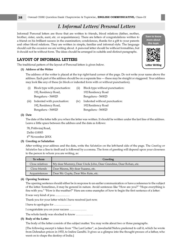 CBSE Question Bank Class 9 ENGLISH COMMUNICATIVE For 2026 Exam