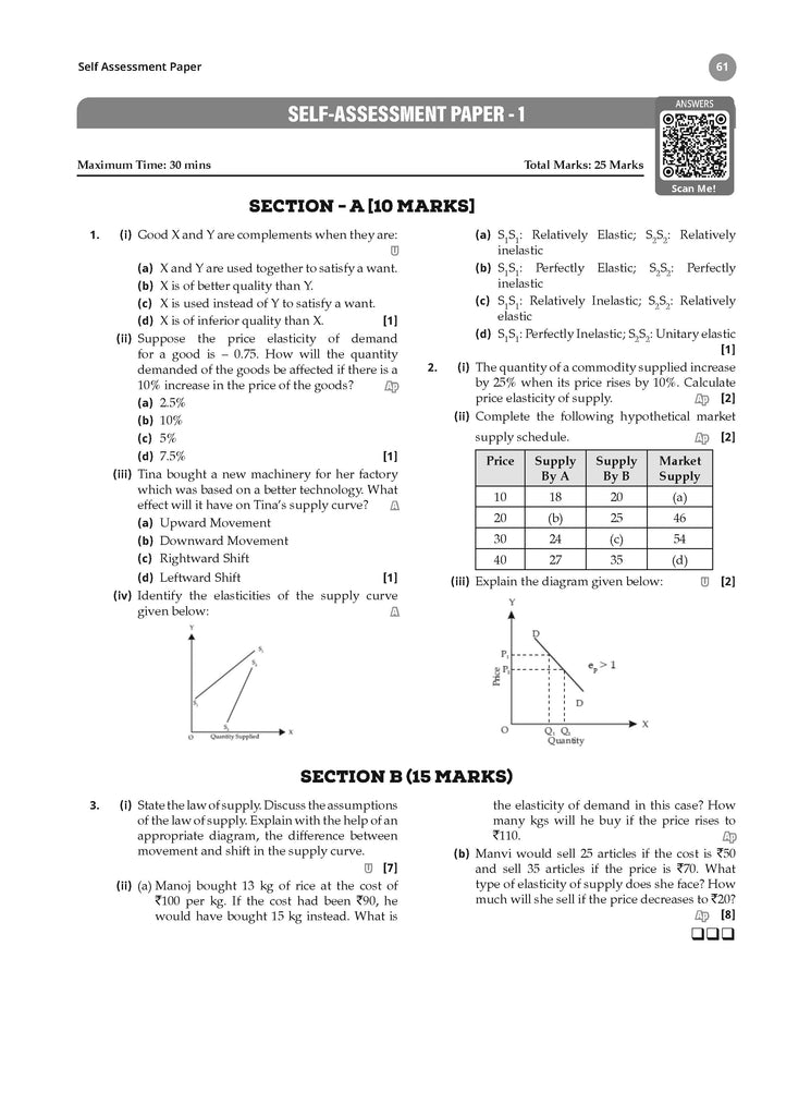 ICSE Question Bank Chapterwise & Topicwise Solved Papers Class 10 Economic Application For 2026 Exam