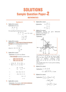 CBSE Sample Question Papers & Exam Rehearsal Class 12 Mathematics (Set of 2 Books) For 2025 Board Exam