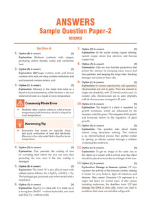 CBSE Sample Question Papers & Exam Rehearsal Class 10 Science (Set of 2 Books) For 2025 Board Exam