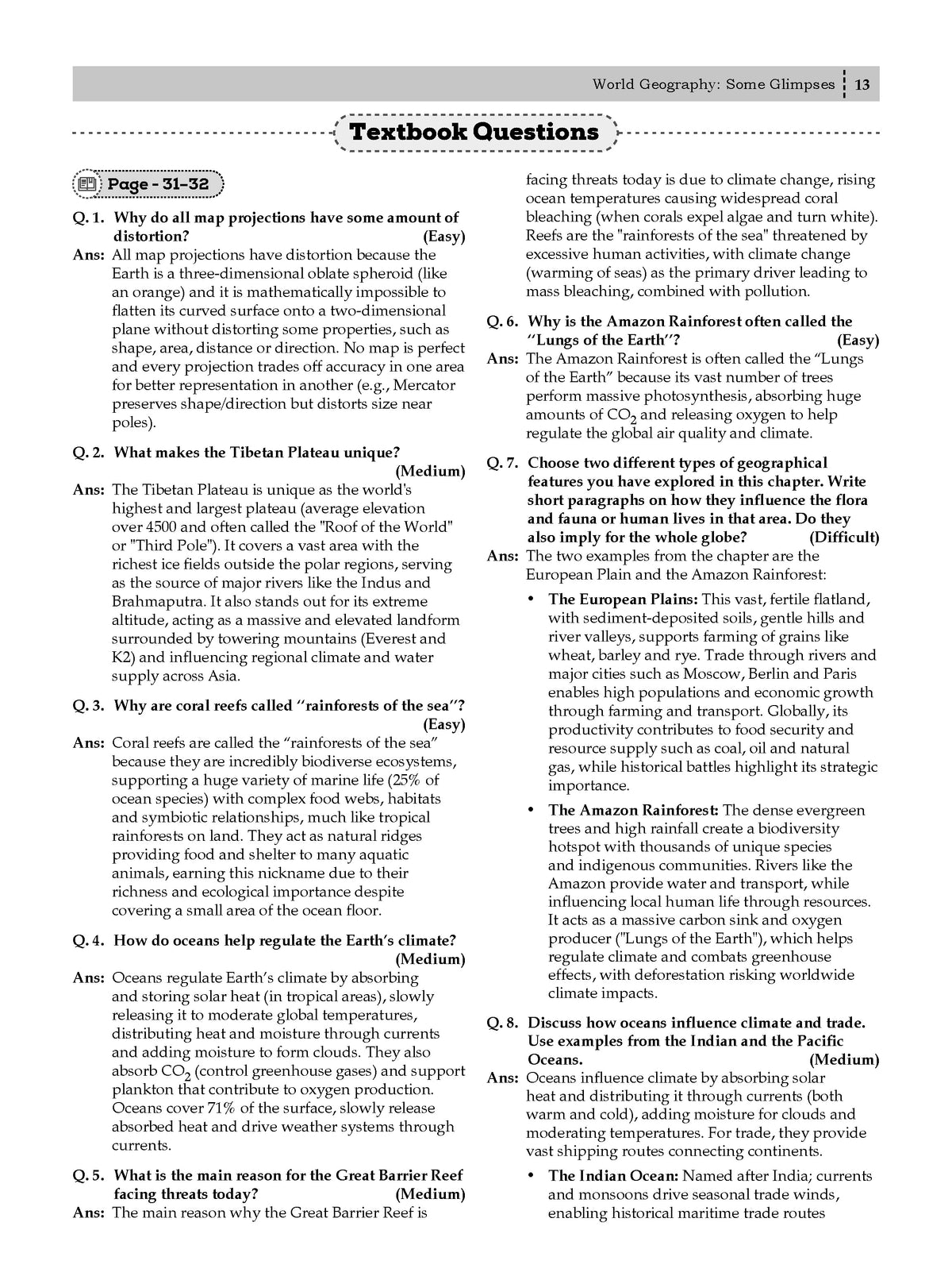 NCERT Textbook Solutions Social Science Part-2 Class 8 | For CBSE 2026-27 Exam | Based on Latest NCERT Exploring Society India and Beyond | With Objective & Subjective Questions for Practice