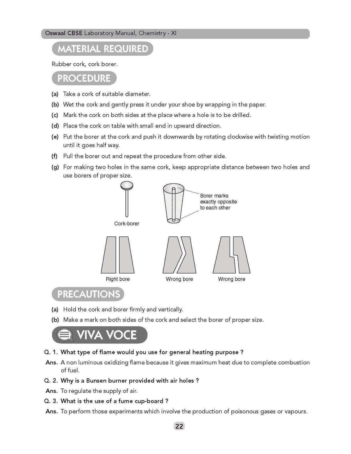 CBSE Laboratory Manual Class 11 Chemistry Book ( Latest Edition ) - Oswaal Books