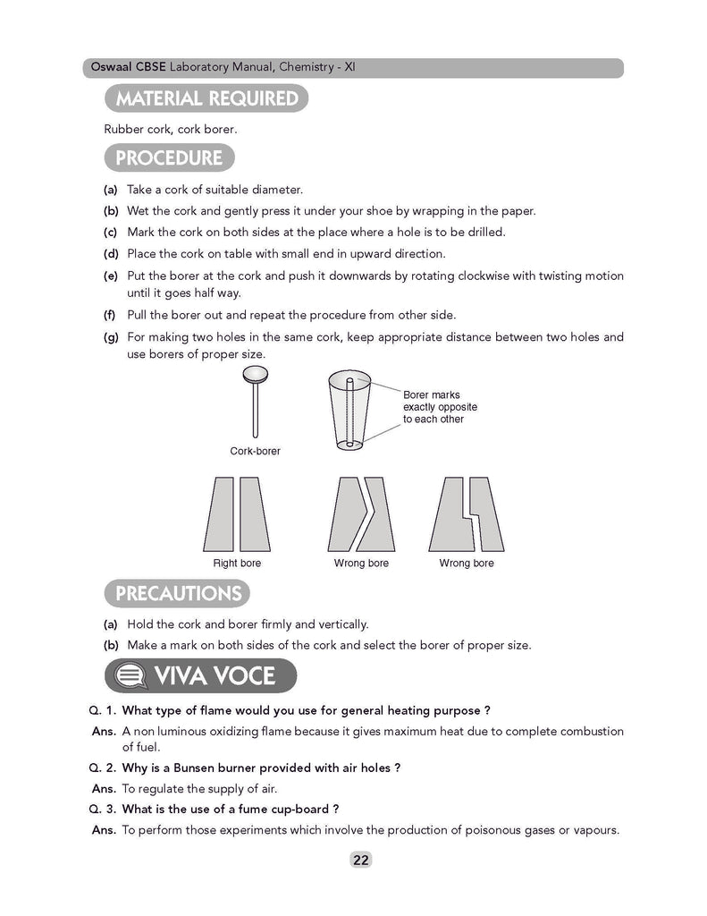 CBSE Laboratory Manual Class 11 Chemistry Book ( Latest Edition )