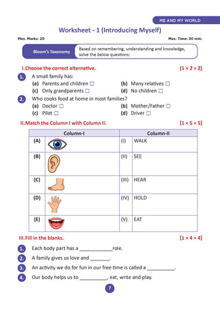 One for All Workbook Class 1 General Knowledge | 45+ Concept-wise Perforated Worksheets | Based on NCERT | NEP 2020 & NCF 2023 Aligned | For CBSE & State Boards | Builds Concept Clarity & Scientific Skills