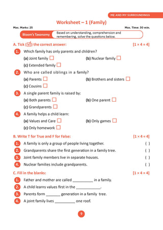 One for All Workbook Class 3 General Knowledge| 50+ Concept-wise Perforated Worksheets | NEP 2020 & NCF 2023 Aligned | For CBSE & State Boards | Builds Concept Clarity & Scientific Skills