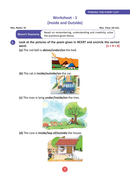 One for All Workbook Class 1 Mathematics | 50+ Concept-wise Perforated Worksheets | Based on NCERT Joyful | NEP 2020 & NCF 2023 Aligned | For CBSE & State Boards | Builds Concept Clarity & Scientific Skills