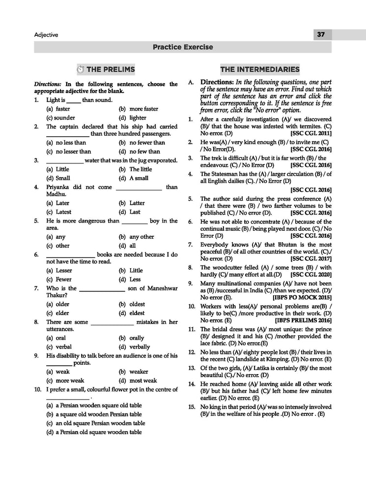 Objective General English Chapter-wise & Topic-wise For All Competitive Examinations | A Complete Book on English Language | For Latest Exams