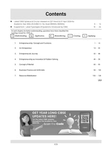 CBSE Question Bank Class 11 Entrepreneurship, Chapterwise and Topicwise Solved Papers For 2025 Exams