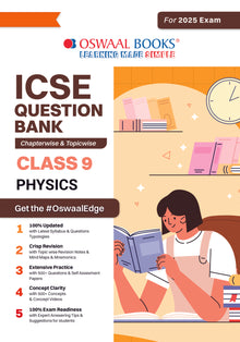 ICSE Question Bank Class 9 Physics | Chapterwise | Topicwise  | Solved Papers  | For 2025 Exams