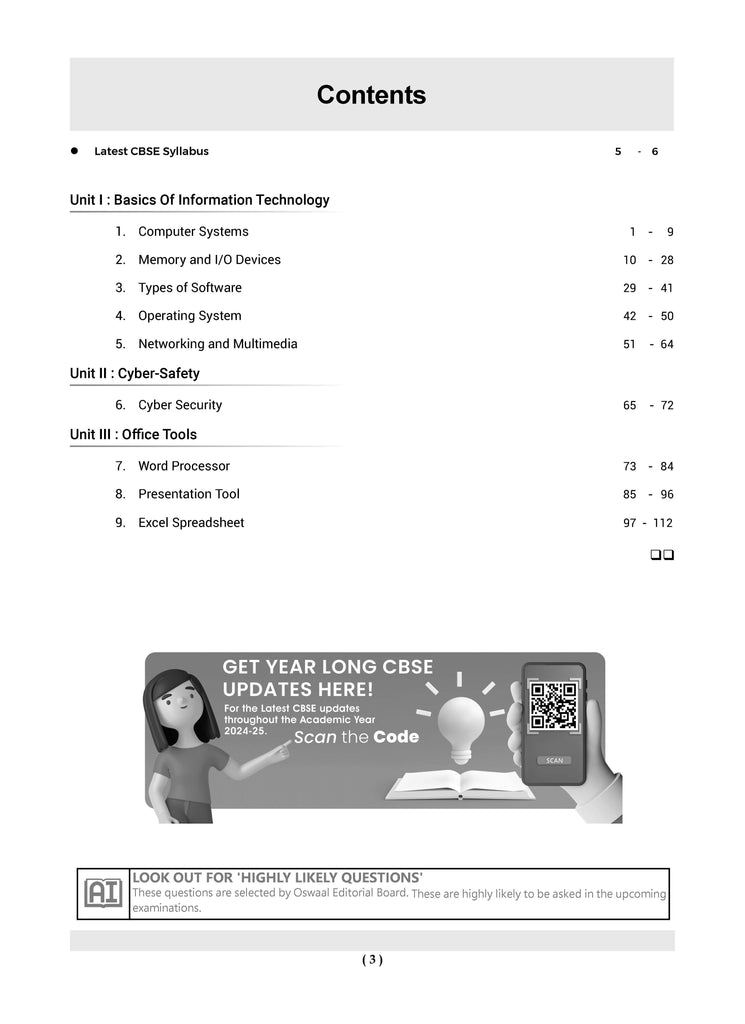 CBSE Question Bank Class 9 Computer Application, Chapterwise And Topicwise Solved Papers For 2025 Exams