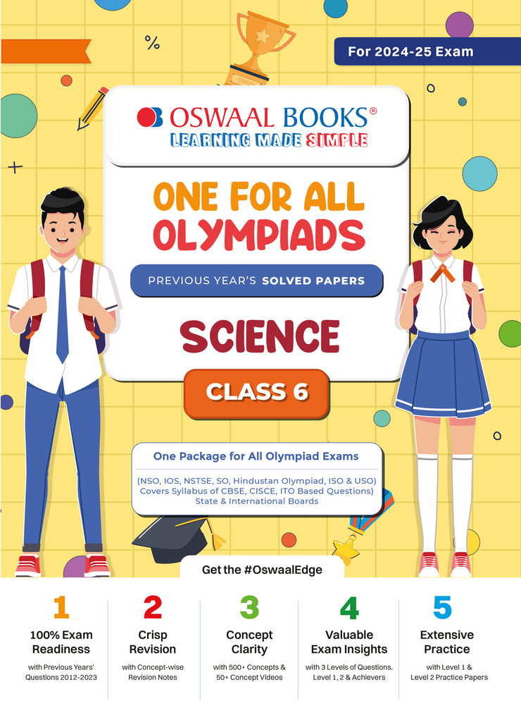 One For All Olympiad Class 6 Science | Previous Years Solved Papers | For 2024-25 Exam