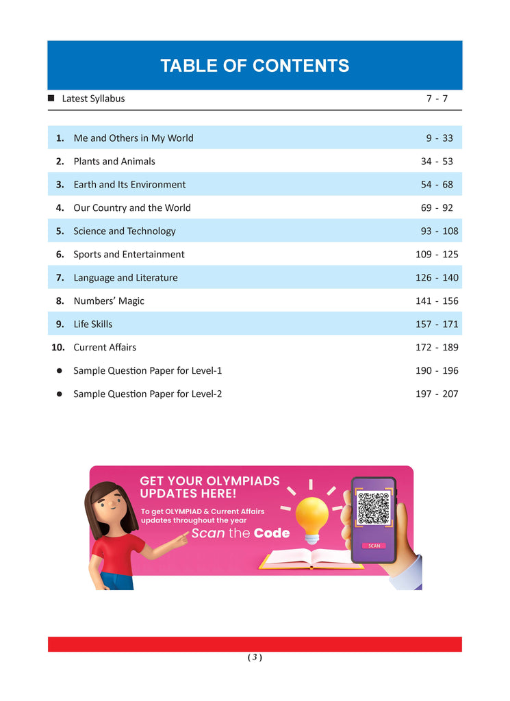 One For All Olympiad Class 1 General Knowledge | Previous Years Solved Papers | For 2024-25 Exam