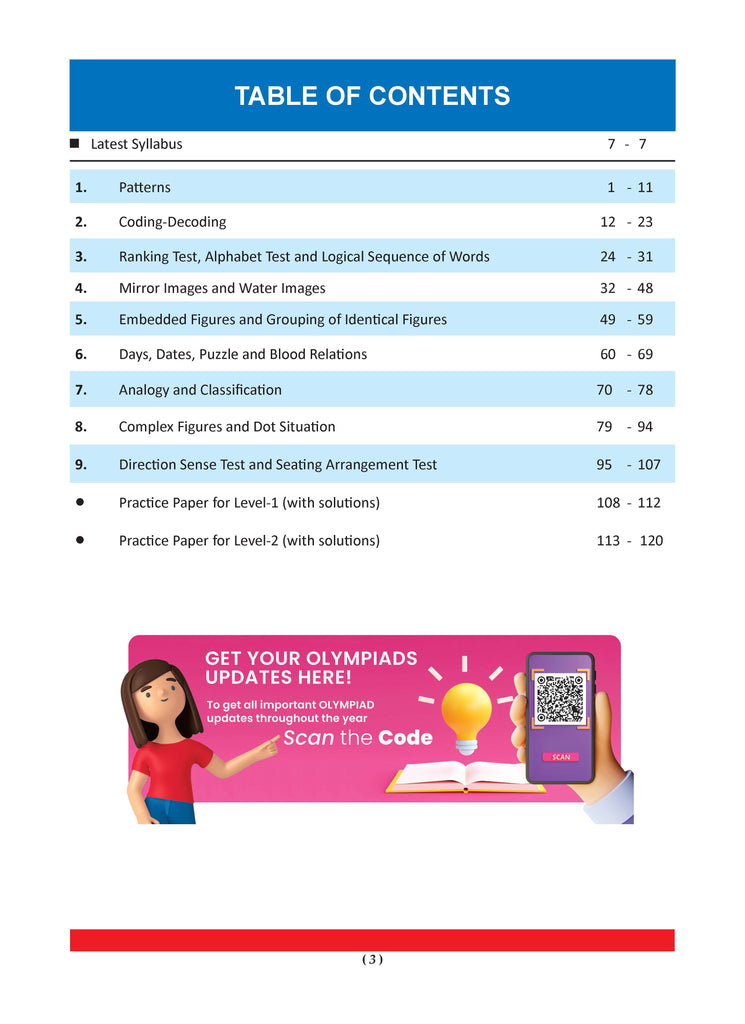 One For All Olympiad Class 6 Reasoning | Previous Years Solved Papers | For 2024-25 Exam