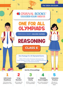 One For All Olympiad Class 6 Reasoning | Previous Years Solved Papers | For 2024-25 Exam