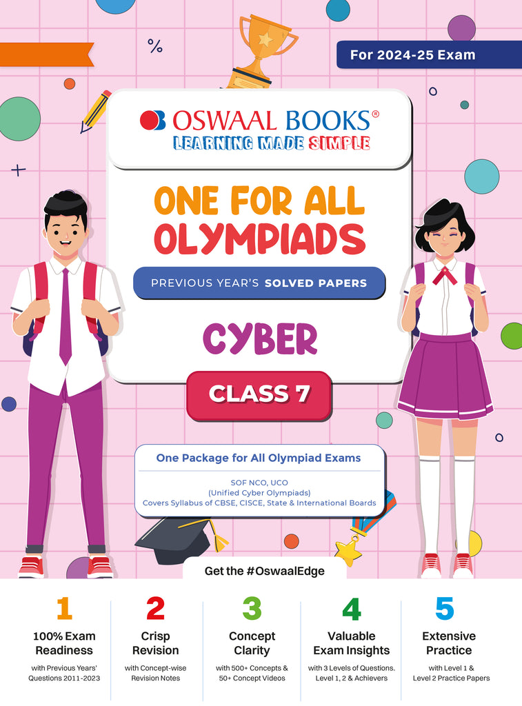 One For All Olympiad Class 7 Cyber | Previous Years Solved Papers | For 2024-25 Exam