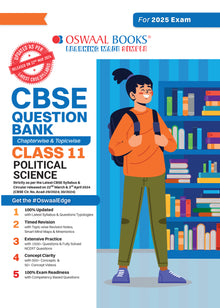 CBSE Question Bank Class 11 Political Science, Chapterwise and Topicwise Solved Papers For 2025 Exams