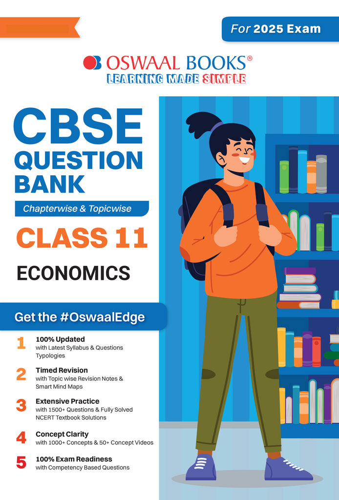 CBSE Question Bank Class 11 Economics, Chapterwise and Topicwise Solved Papers For 2025 Exams