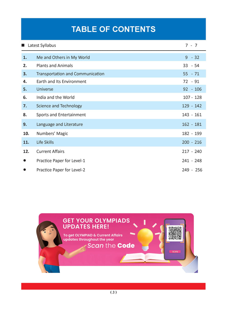 One For All Olympiad Class 2 General Knowledge | Previous Years Solved Papers | For 2024-25 Exam