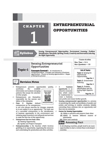 CBSE Question Bank Class 12 Entrepreneurship, Chapterwise and Topicwise Solved Papers For Board Exams 2025