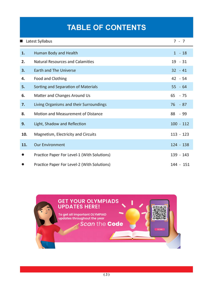 One For All Olympiad Class 7 Science | Previous Years Solved Papers | For 2024-25 Exam