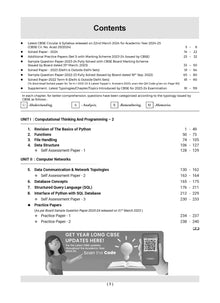 CBSE Question Bank Class 12 Computer Science, Chapterwise and Topicwise Solved Papers For Board Exams 2025