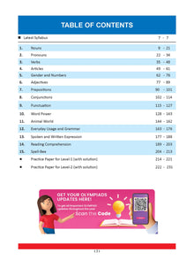 One For All Olympiad Class 1 English | Previous Years Solved Papers | For 2024-25 Exam