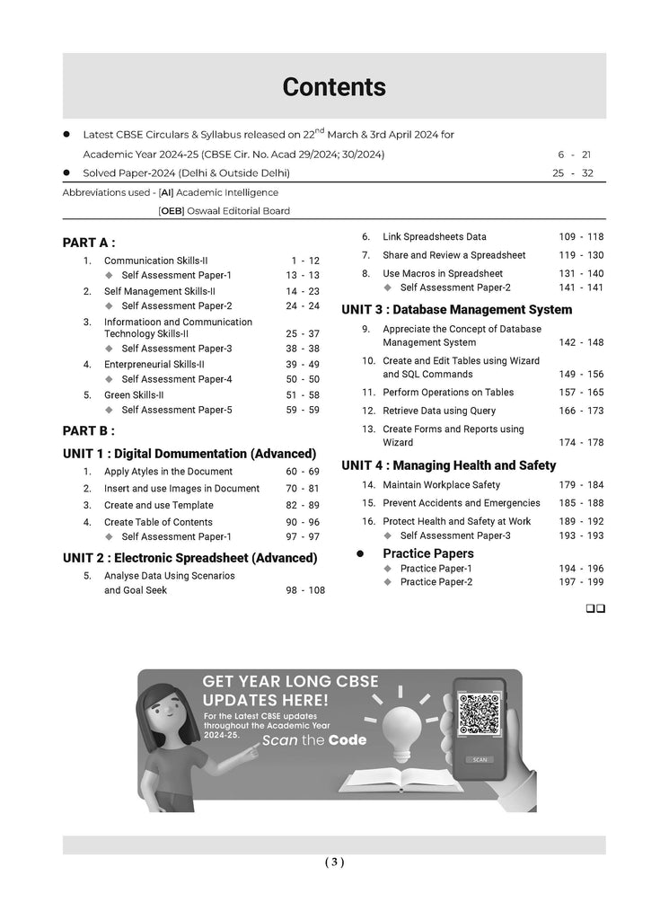 CBSE Question Bank Class 10 Information Technology, Chapterwise and Topicwise Solved Papers For Board Exams 2025