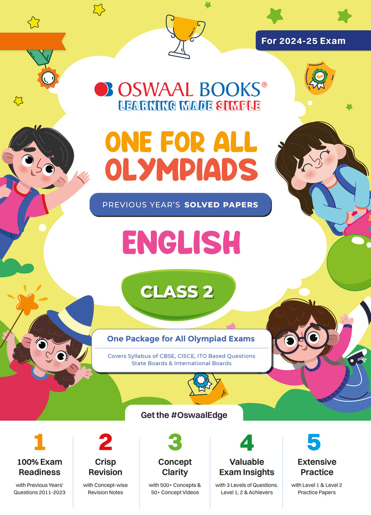 One For All Olympiad Class 2 English | Previous Years Solved Papers | For 2024-25 Exam