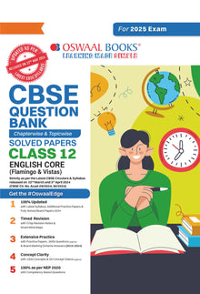 CBSE Question Bank Class 12 English Core, Chapterwise and Topicwise Solved Papers For Board Exams 2025