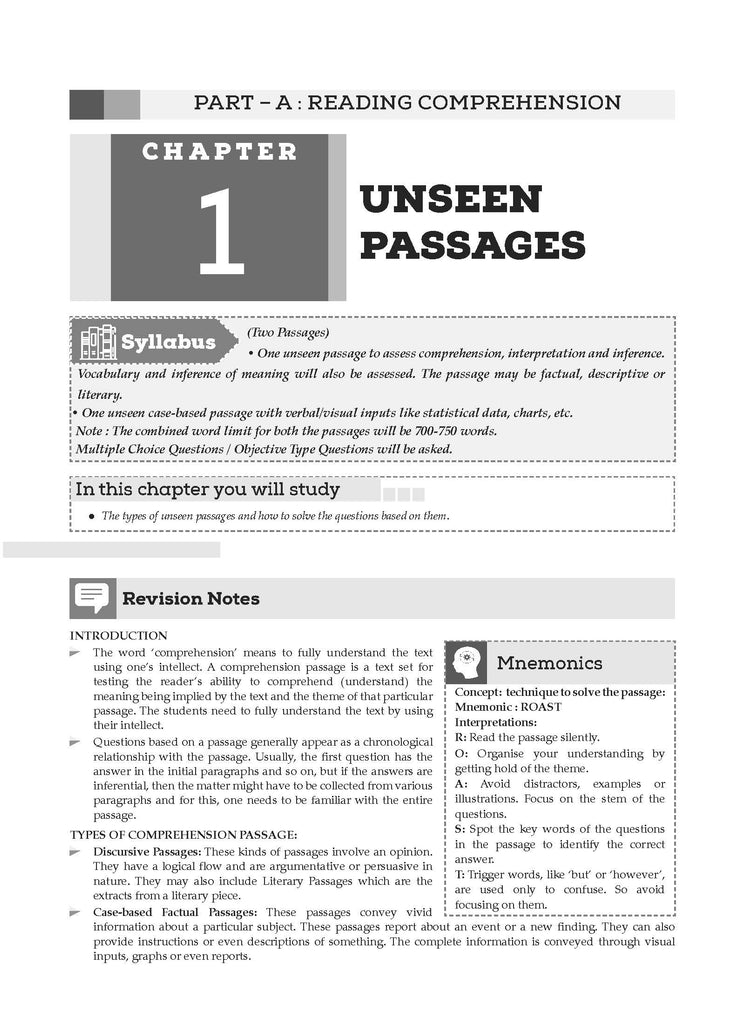 CBSE Question Bank Class 12 English Core, Chapterwise and Topicwise Solved Papers For Board Exams 2025