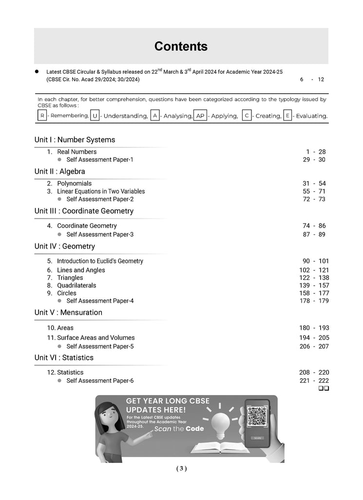 CBSE Question Bank Class 9 Mathematics, Chapterwise and Topicwise Solved Papers For 2025 Exams