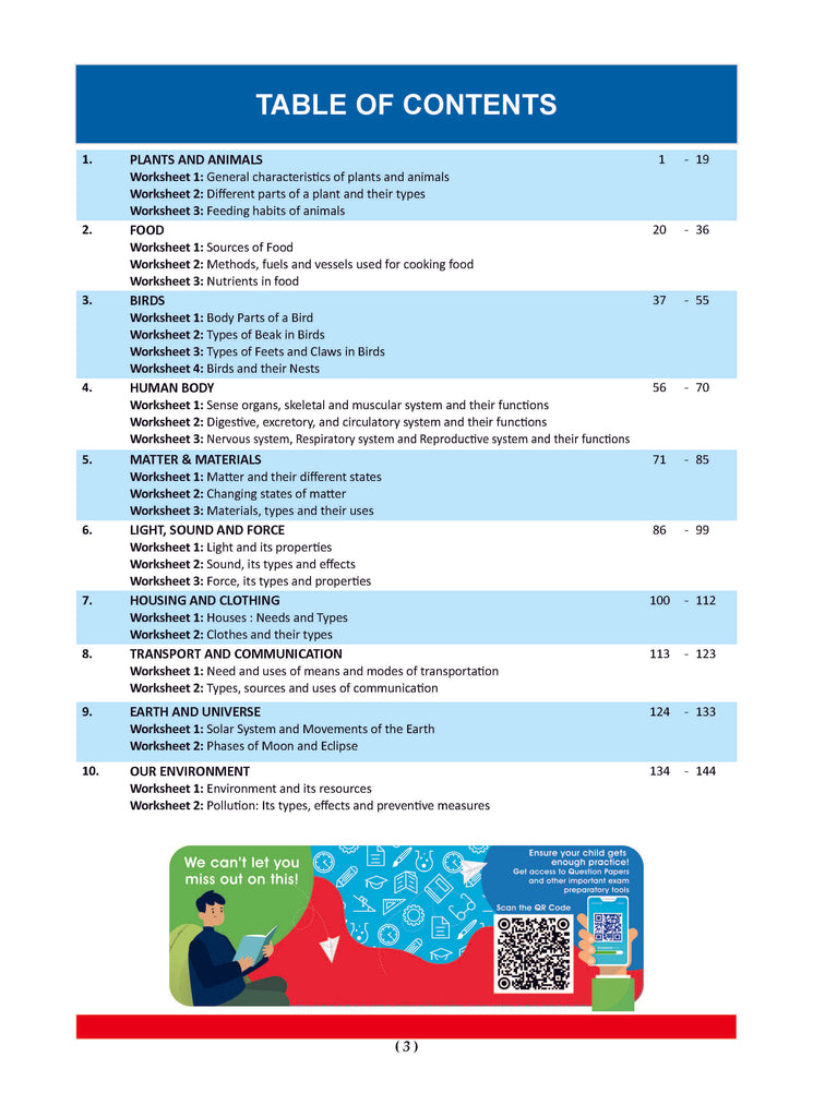 One For All Workbook | Concept Wise Class-3 Science Book | For Latest Exam