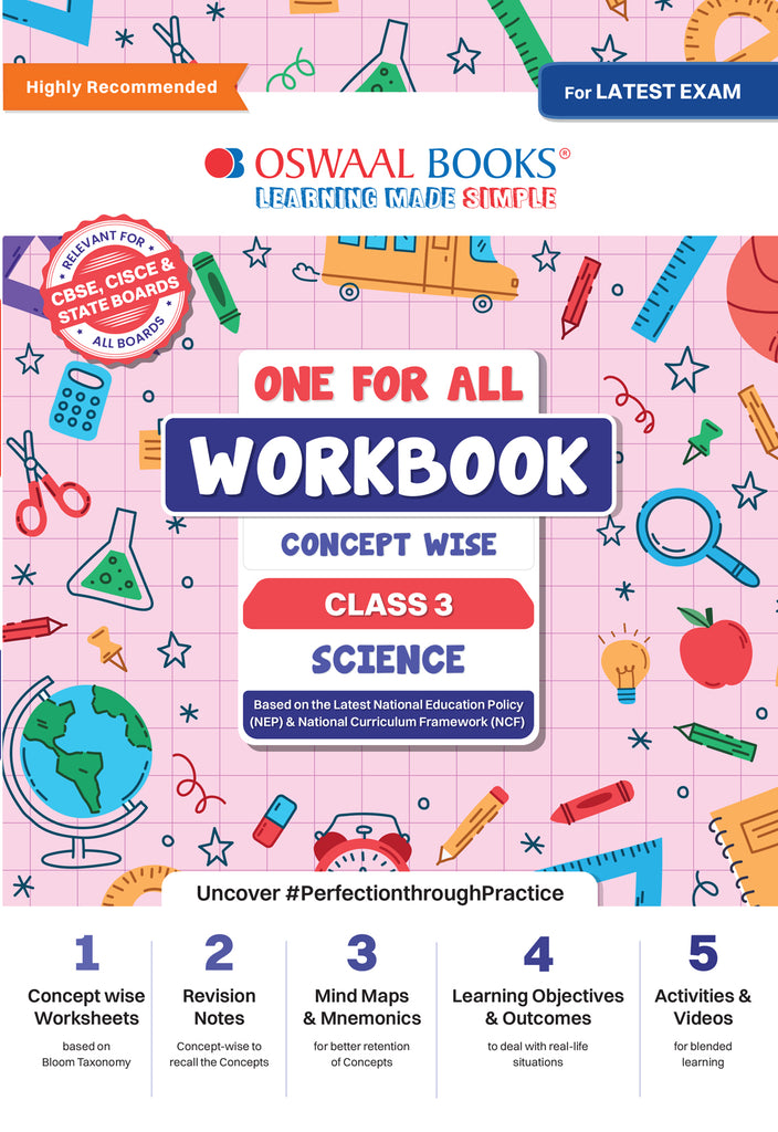 One For All Workbook | Concept Wise Class-3 Science Book | For Latest Exam