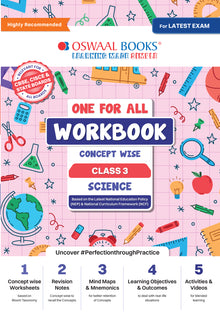 One For All Workbook | Concept Wise Class-3 Science Book | For Latest Exam