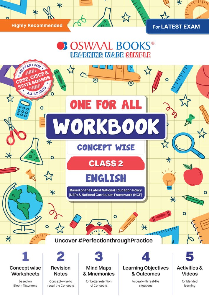 One For All Workbook | Concept Wise Class-2 English Book | For Latest Exam