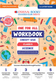 One For All Workbook | Concept Wise Class-5 Science Book | For Latest Exam