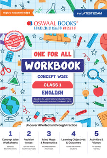 One For All Workbook | Concept Wise Class-1 English Book | For Latest Exam