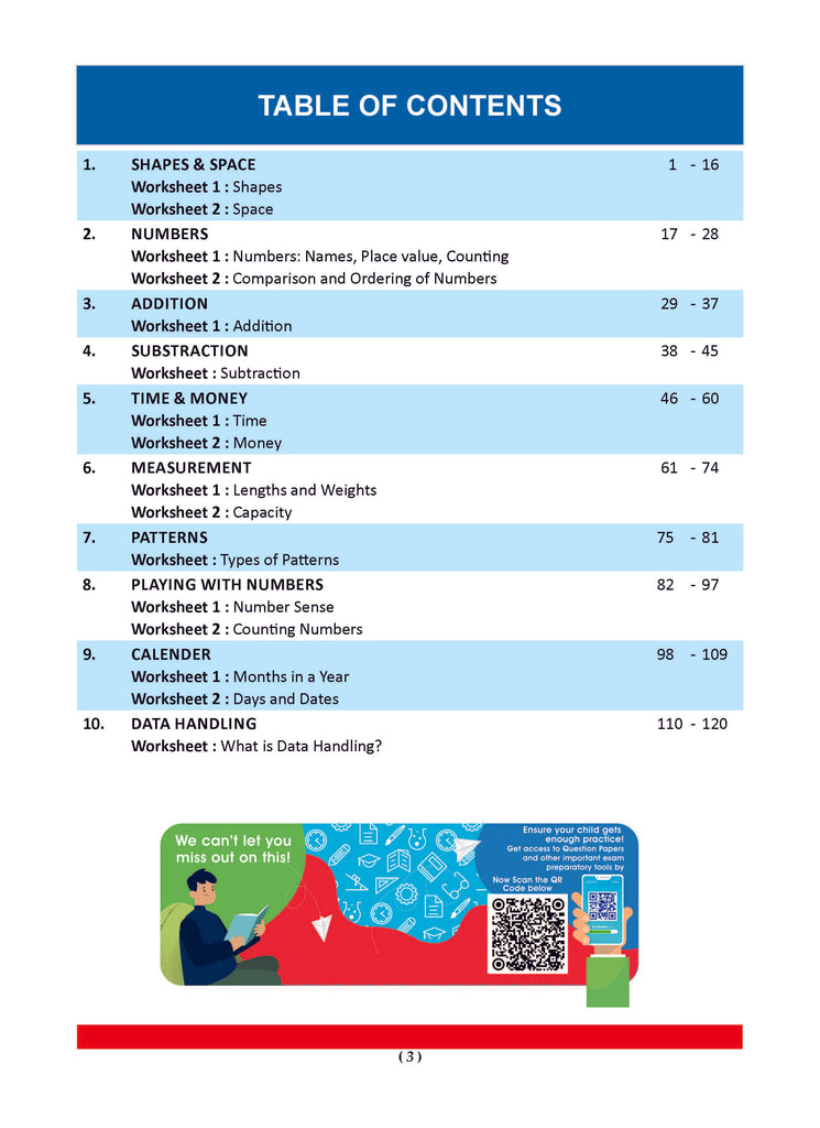 One For All Workbook | Concept Wise Class-1 Mathematics Book | For Latest Exam