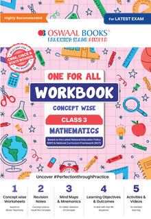 One For All Workbook | Concept Wise Class-3 Mathematics Book | For Latest Exam