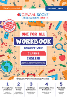 One For All Workbook | Concept Wise Class-5 English Book | For Latest Exam