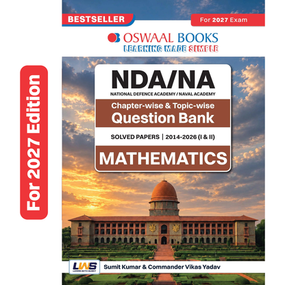 Oswaal NDA/NA 13 Years' Chapter-wise & Topic-wise Solved Papers | Mathematics | 2014–2026 (I & II) | For 2027 Exam | with Oswaal AI